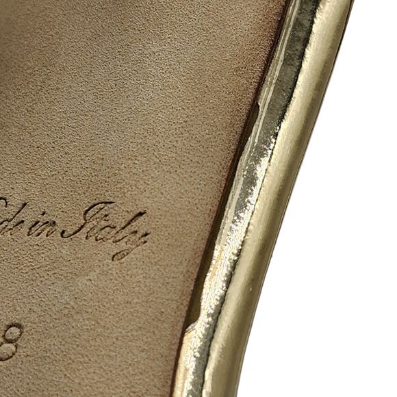 Louis Vuitton Blossom Sandals Leather in Gold 38 8 US $1190 - Picture 10 of 12